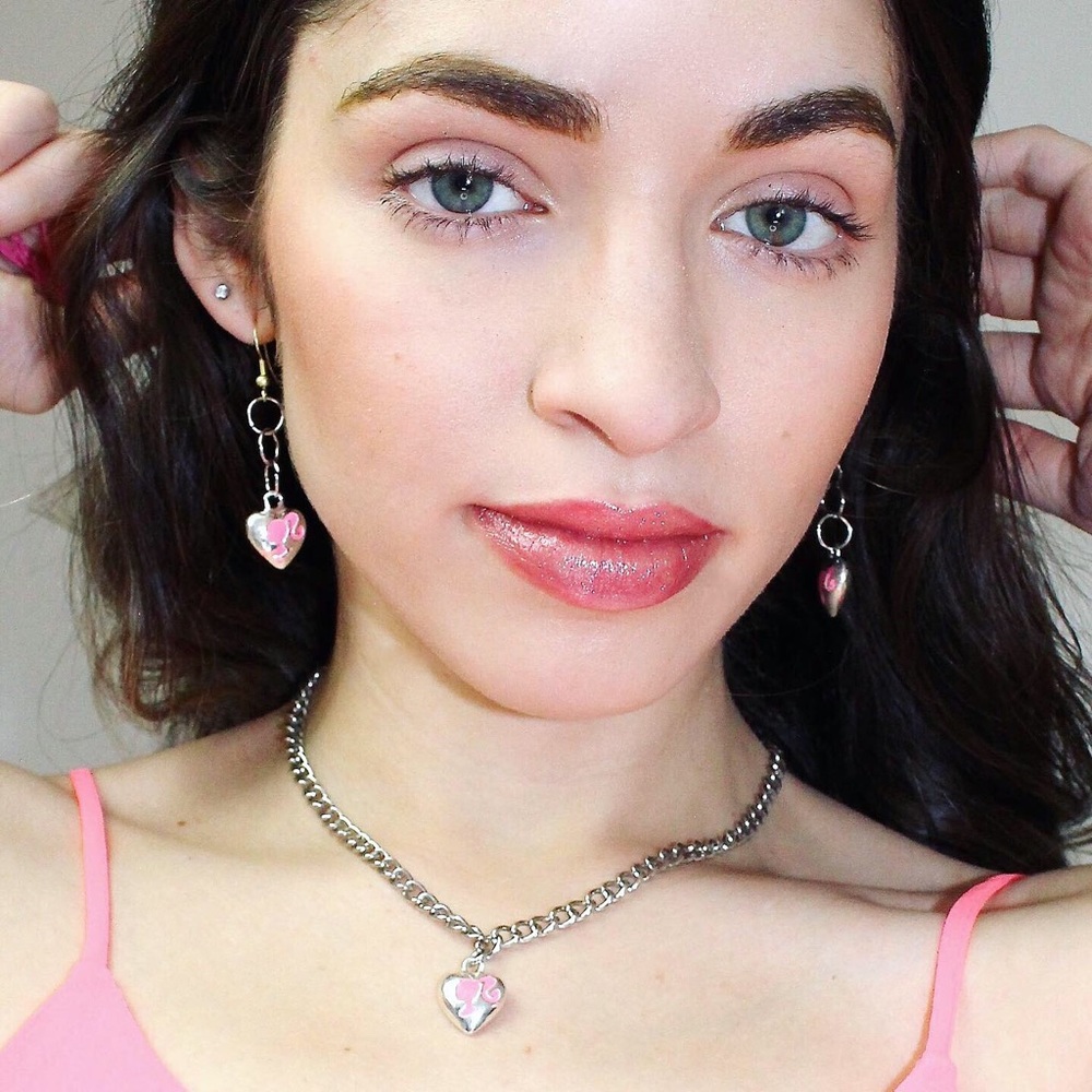 Barbie Necklace and Earrings Set